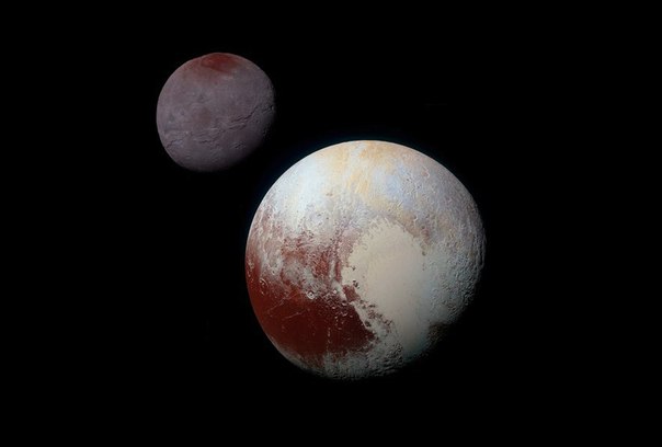 Плутон и его спутник Харон